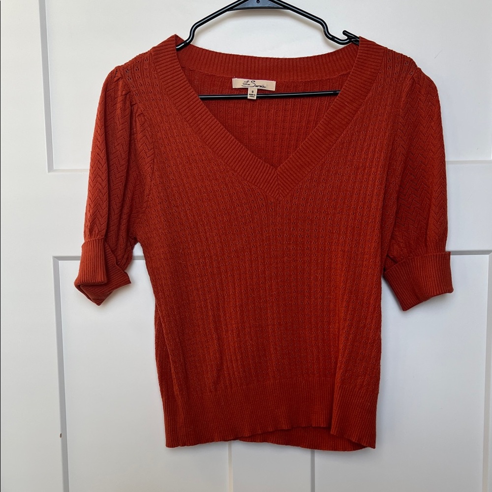 V-Neck Knit Sweater